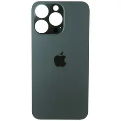 MR1_98251 Задня кришка (скло) для iphone 14 pro space чорний (великий виріз під камеру), op PRC