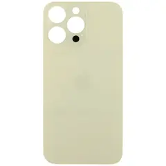 MR1_98254 Задня кришка (скло) для iphone 14 pro max золотистий (великий виріз під камеру), op PRC