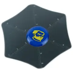 MR1_98349 Лопатка, медіатор mechanic x6 (металевий, пентагон) MECHANIC