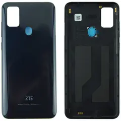 MR1_98371 Задня частина корпусу для zte blade a7s (2020) night чорний (з вирізом під сканер) PRC