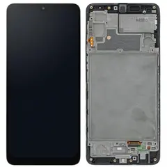 MR1_98669 Дисплей для samsung galaxy m22 sm-m225, f22 sm-e225 oled з frame чорний (6.36 lcd) PRC