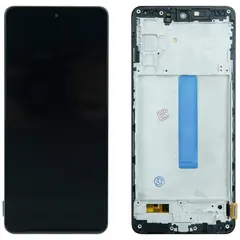 MR1_99180 Дисплей для samsung galaxy m52 5g sm-m526 oled з frame чорний (6.64 lcd) PRC