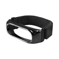 РЕМІНЕЦЬ ДЛЯ XIAOMI MI BAND 3, 4, 5, 6 MILANESE LOOP, ЧОРНИЙ