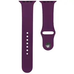 РЕМІНЕЦЬ ДЛЯ APPLE WATCH SILICONE 38, 40MM S (45) ПУРПУРОВИЙ