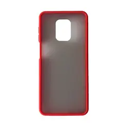 ЧОХОЛ-БАМПЕР ЗАХИСНИЙ GINGLE MATTE CASE REDMI NOTE 9S, 9PRO ЧЕРВОНИЙ, ЧОРНИЙ