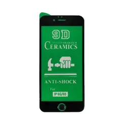 ЗАХИСНЕ СКЛО CERAMIC ДЛЯ IPHONE 6, 6S, ЧОРНИЙ (ТЕХ. ПАК)