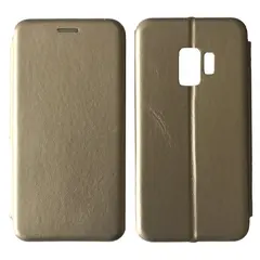 ЧОХОЛ-КНИЖКА LEVEL ДЛЯ SAMSUNG S9 GOLD