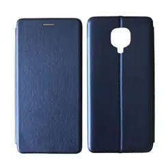 ЧОХОЛ-КНИЖКА LEVEL ДЛЯ REDMI NOTE 9S, 9PRO СИНІЙ