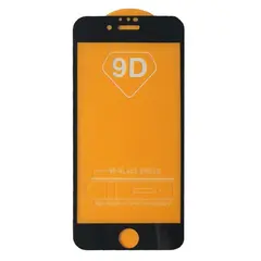 ЗАХИСНЕ СКЛО 9D IPHONE 6, ЧОРНИЙ (ТЕХ. ПАК)