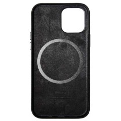 MR1_82492 Чохол leather case для iphone 12, 12 pro з magsafe, чорний LEATHER