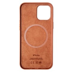MR1_82502 Чохол leather case для iphone 12 mini з magsafe коричневий LEATHER