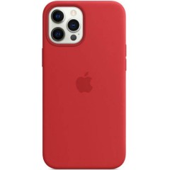 MR1_82481 Чохол silicone case для iphone 12 pro max з magsafe червоний SILICONE CASE