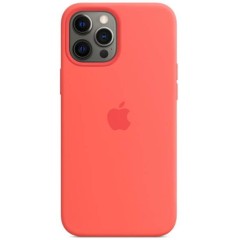 MR1_82440 Чохол silicone case для iphone 12 pro max з magsafe and splash рожевий citrus SILICONE CASE