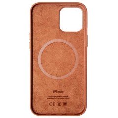 MR1_82496 Чохол leather case для iphone 12, 12 pro з magsafe saddle коричневий LEATHER