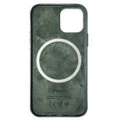 MR1_82503 Чехол leather case для iphone 12 mini с magsafe pine зеленый LEATHER