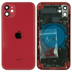 MR1_83896 Корпус телефона для iphone 11 (з кнопками та sim лотком) червоний h/c PRC