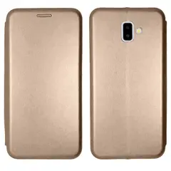 ЧОХОЛ-КНИЖКА LEVEL ДЛЯ SAMSUNG J6 PLUS 2018 GOLD