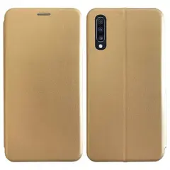 ЧОХОЛ-КНИЖКА LEVEL ДЛЯ SAMSUNG A70 (A705F) GOLD