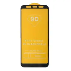 ЗАХИСНЕ СКЛО 9D SAMSUNG A730 (A8+ 2018), ЧОРНИЙ (ТЕХ. ПАК)