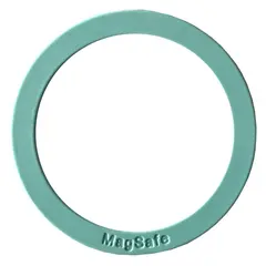 ПЛАСТИНА-КІЛЬЦЕ ДЛЯ MAGSAFE ТРИМАЧІВ МЕТАЛЕВА (+СКОТЧ) SILICONE LIGHT СИНІЙ
