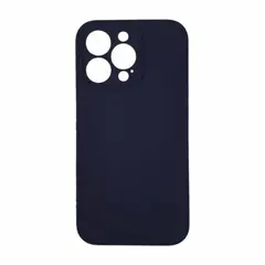 MR4_33041 Чохол silicone case full camera square side copy для iphone 13 pro max midnight синій 