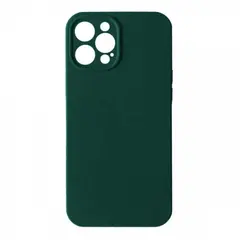 MR4_33104 Чохол silicone case full camera square side copy для iphone 14 pro max forest зелений 