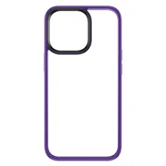ЧОХОЛ ROCK GUARD TRANSPARENT SERIES ДЛЯ IPHONE 14 ПУРПУРОВИЙ