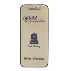ЗАХИСНЕ СКЛО ESD PRIVACY GLASS ДЛЯ IPHONE 15 PRO MAX, ЧОРНИЙ (ТЕХ. ПАК)