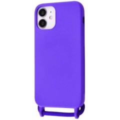 MR1_83745 Чохол lanyard case для iphone 12 mini зі шнурком ultramarine LANYARD CASE