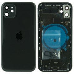 MR1_83878 Корпус телефона для iphone 11 (с кнопками и sim лотком), черный PRC