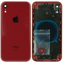 MR1_83566 Корпус телефона для iphone xr (с кнопками и sim лотком) красный h/c PRC