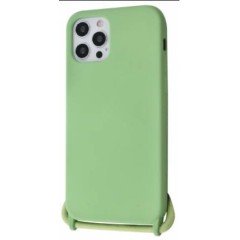 MR1_83741 Чохол lanyard case для iphone 12 mini зі шнурком mint gum LANYARD CASE