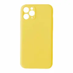 MR4_36279 Чохол silicone case full camera square side copy для iphone 11 pro жовтий 