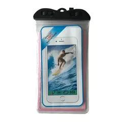 ЧОХОЛ ВОДОНЕПРОНИКНИЙ WATERPROOF IPX PHOSPHORIC (ZIP) 7 LIGHT РОЖЕВИЙ