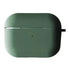 MR4_38679 Чохол для airpods pro silicone case, microfiber pine зелений 