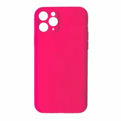 ЧОХОЛ SILICONE CASE FULL CAMERA COPY ДЛЯ IPHONE 11 PRO (47) HOT РОЖЕВИЙ
