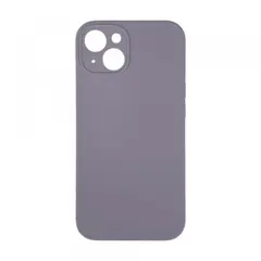 ЧОХОЛ SILICONE CASE FULL CAMERA COPY ДЛЯ IPHONE 15 (46) LAVANDER, СІРИЙ