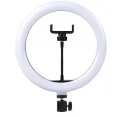 КІЛЬЦЕВА СВІТЛОДІОДНА LED ЛАМПА А-200 20 СМ RING FILL ІЗ ЗАТИСКАЧЕМ ДЛЯ ТЕЛЕФОНУ