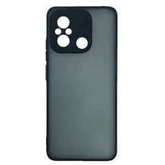 ЧОХОЛ-БАМПЕР ЗАХИСНИЙ GINGLE MATTE CASE REDMI 12С, ЧОРНИЙ