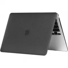 НАКЛАДКА AIR CARBON FIBER CASE ДЛЯ MACBOOK M2 AIR 13.6 (A2681), ЧОРНИЙ