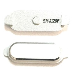 MR1_84282 Кнопка центральна для samsung j120 білий PRC