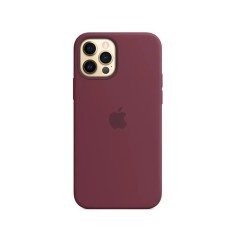 MR1_84559 Чехол silicone case для iphone 12 pro max plum SILICONE CASE