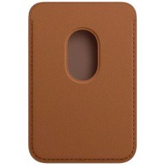 MR1_84601 Чохол гаманець для iphone 12, 12 pro, 12 pro max (leather) золотистийen коричневий LEATHER