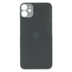 MR1_84883 Задняя крышка для iphone 11, черный (большой вырез под камеру) PRC