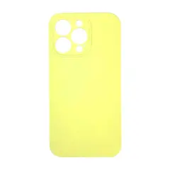 ЧОХОЛ SILICONE CASE FULL CAMERA COPY ДЛЯ IPHONE 13 PRO MAX (51) MELLOW ЖОВТИЙ