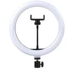 КІЛЬЦЕВА СВІТЛОДІОДНА LED LJJ 10 (26CM) ІЗ ЗАТИСКАЧЕМ ДЛЯ ТЕЛЕФОНУ