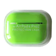 MR4_39290 Чохол для airpods pro 2 silicone case, microfiber party зелений 