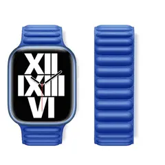 РЕМІНЕЦЬ APPLE WATCH HOCO IWATCH WA23 ORIGINAL LEATHER CHAIN MAGNETIC STRAP 38-41MM KLEIN СИНІЙ