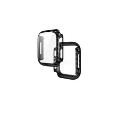 БАМПЕР ДЛЯ APPLE WATCH HOCO IWATCH7, 8 WS3 SHADOW PROTECTIVE CASE+FILM (45MM) CARBONE FIBER