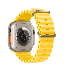 РЕМІНЕЦЬ APPLE WATCH HOCO IWATCH WA12 ORIGINAL MARINE 2-BUCKLE SILICONE 38-41MM ЖОВТИЙ